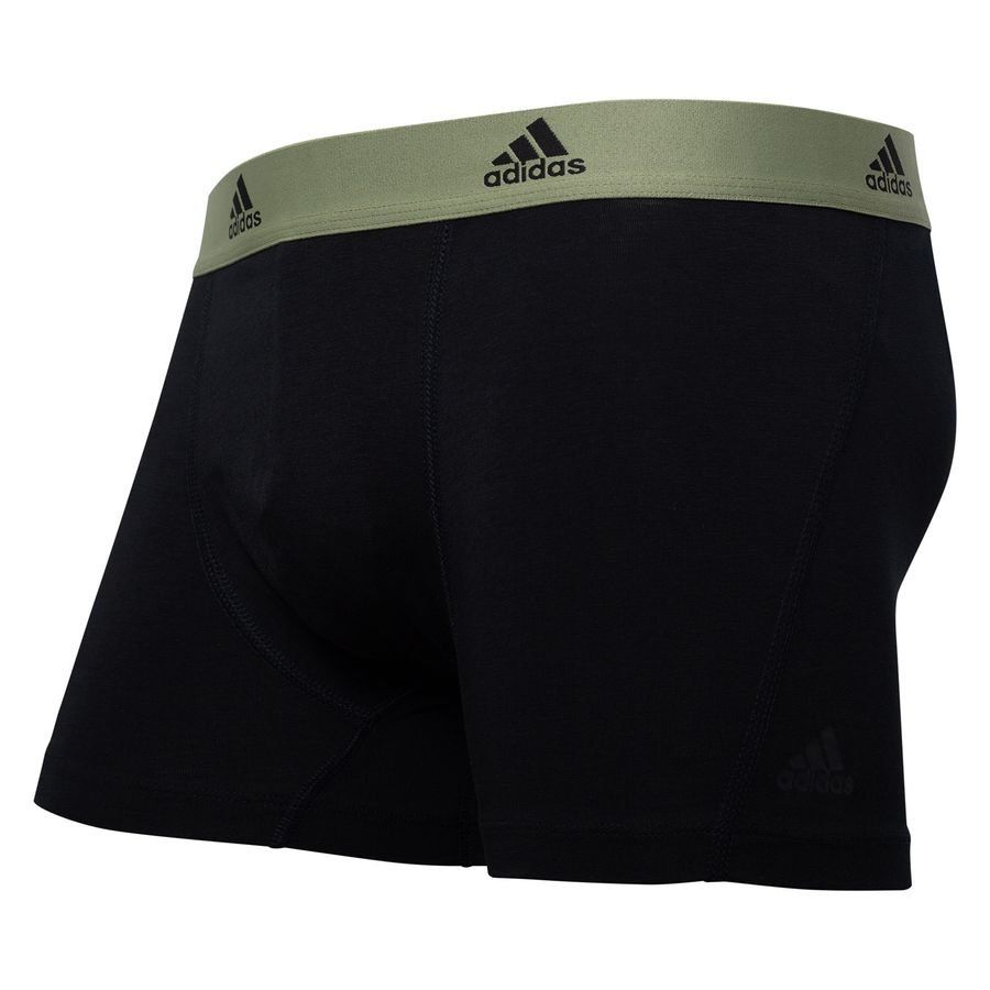 adidas Boxers Active Flex Cotton Pack de 3 - Noir/Jaune/Rose/Vert