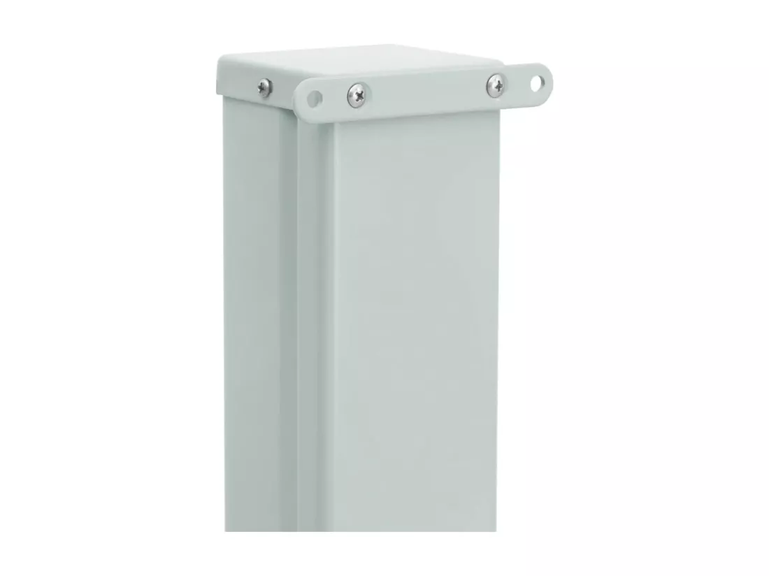 Auvent latéral rétractable de patio 100x500 cm Bleu