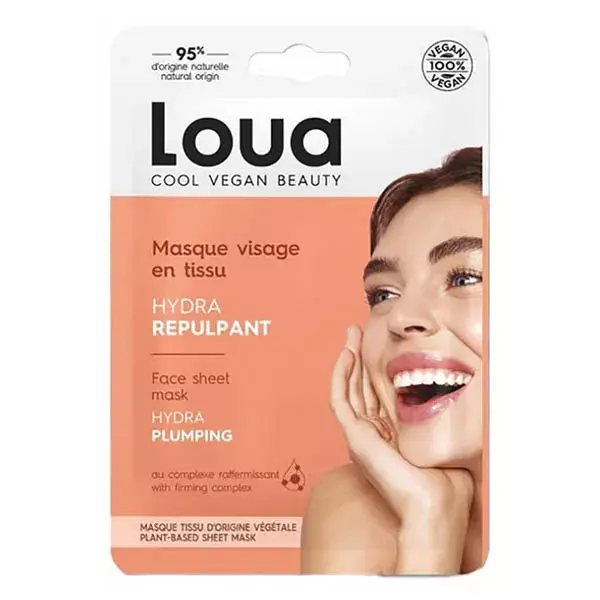 Máscara facial de tecido antienvelhecimento Loua (1 unidade)