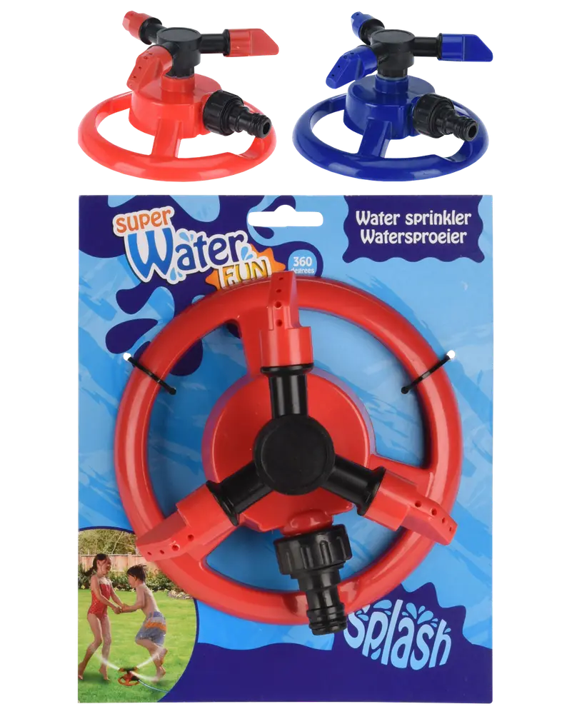 Vandleg med sprinkler 360 grader