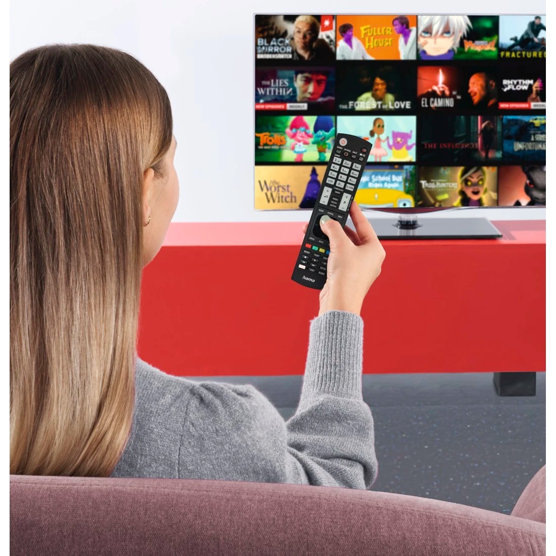 HAMA 221061 Universele afstandsbediening voor tv's LG