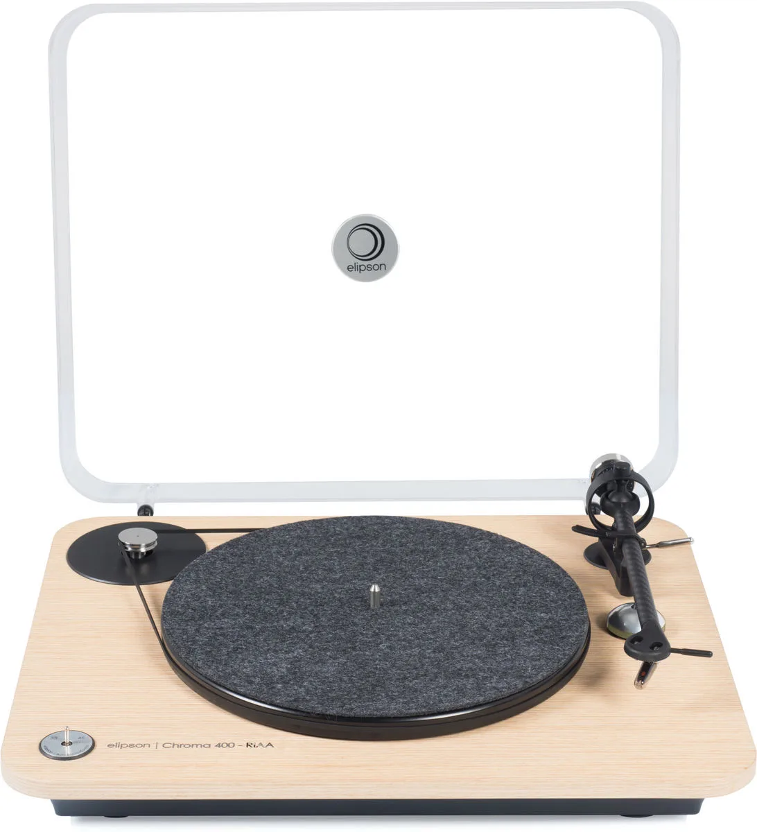 Elipson Chroma 400 RIAA Chêne clair Platines vinyle hi-fi