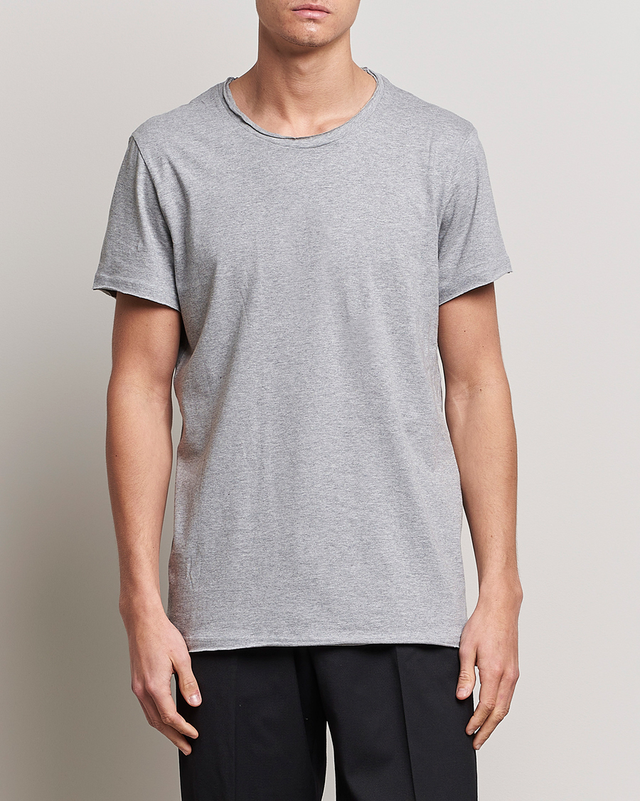 Bread & Boxers Crew Neck Relaxed Grey Melange