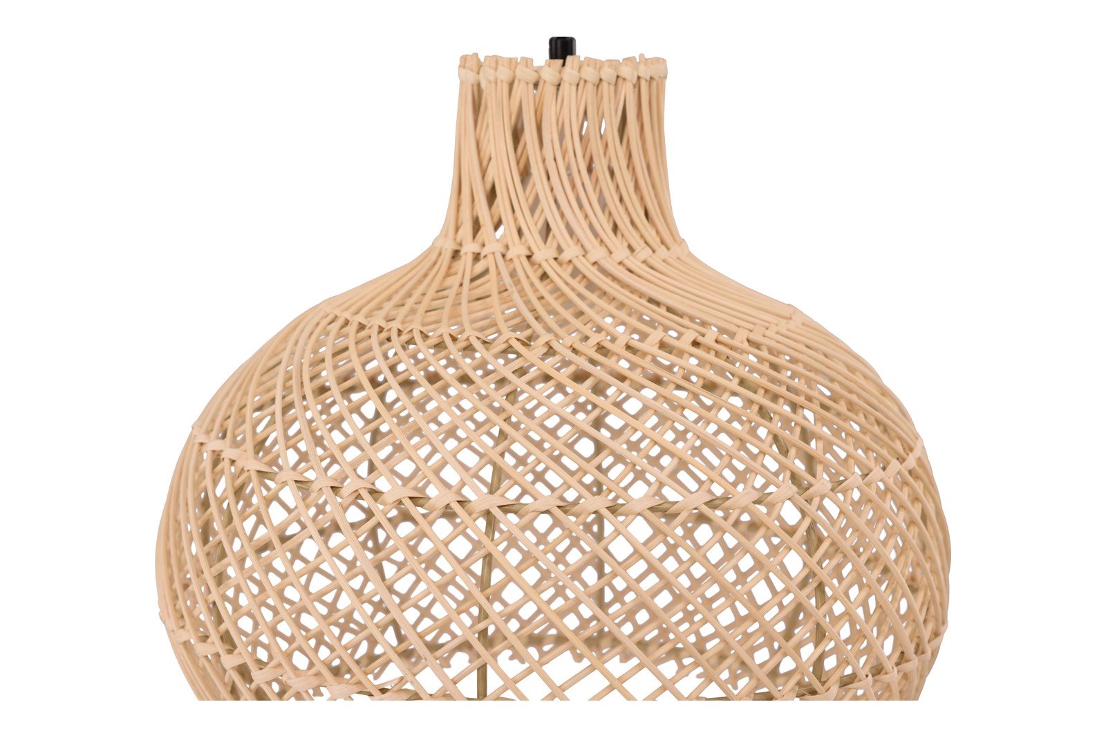 Varekil taklampe Skjerm i rotting med sort ledning