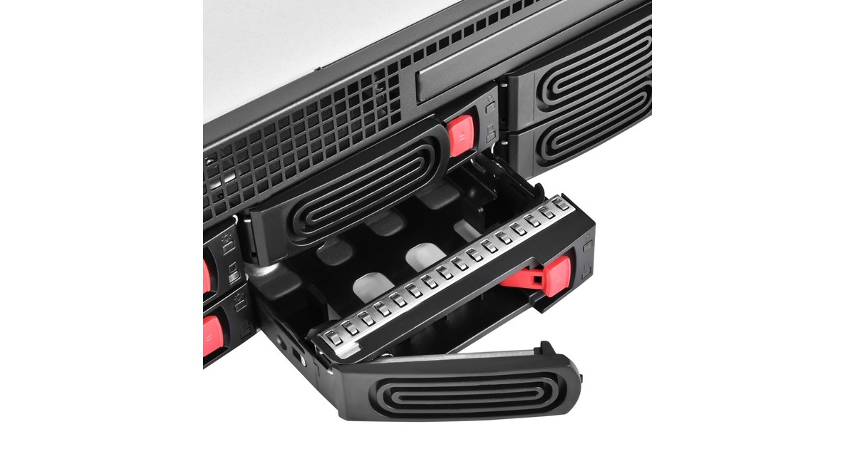 SilverStoneRM21-308 rack behuizing  (Zwart | 1x USB-A 2.0 | 1x USB-A 3.2 (5 Gbit/s))