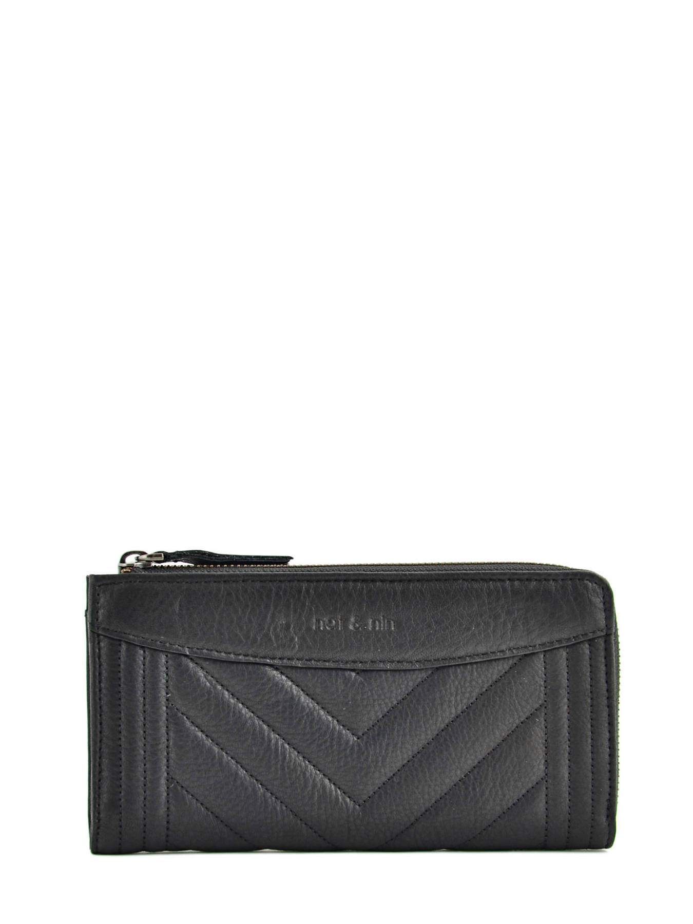 PortefeuilleLena cuir Vintage NAT ET NIN