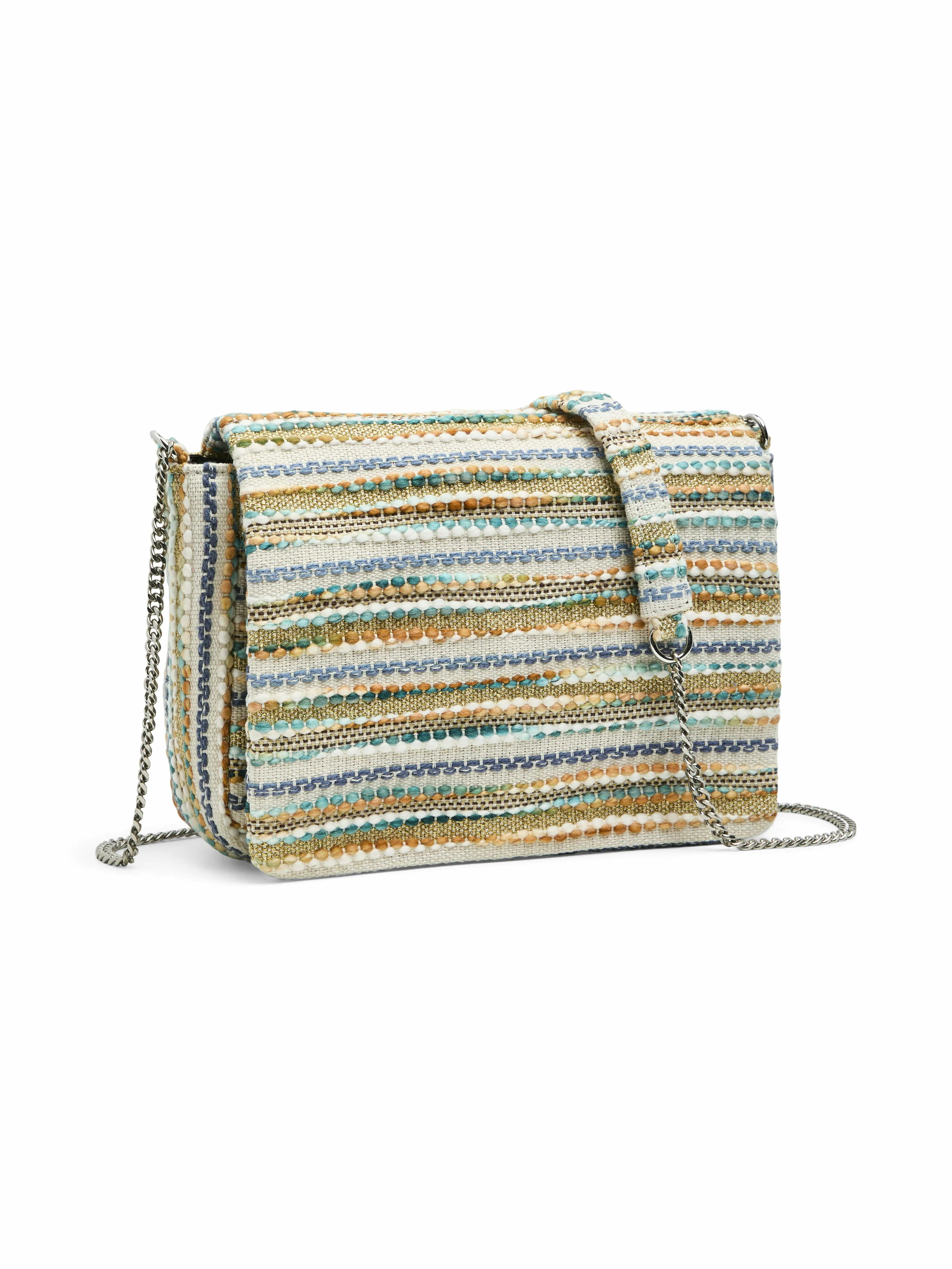 PIECES Sommertasche Beige Textil