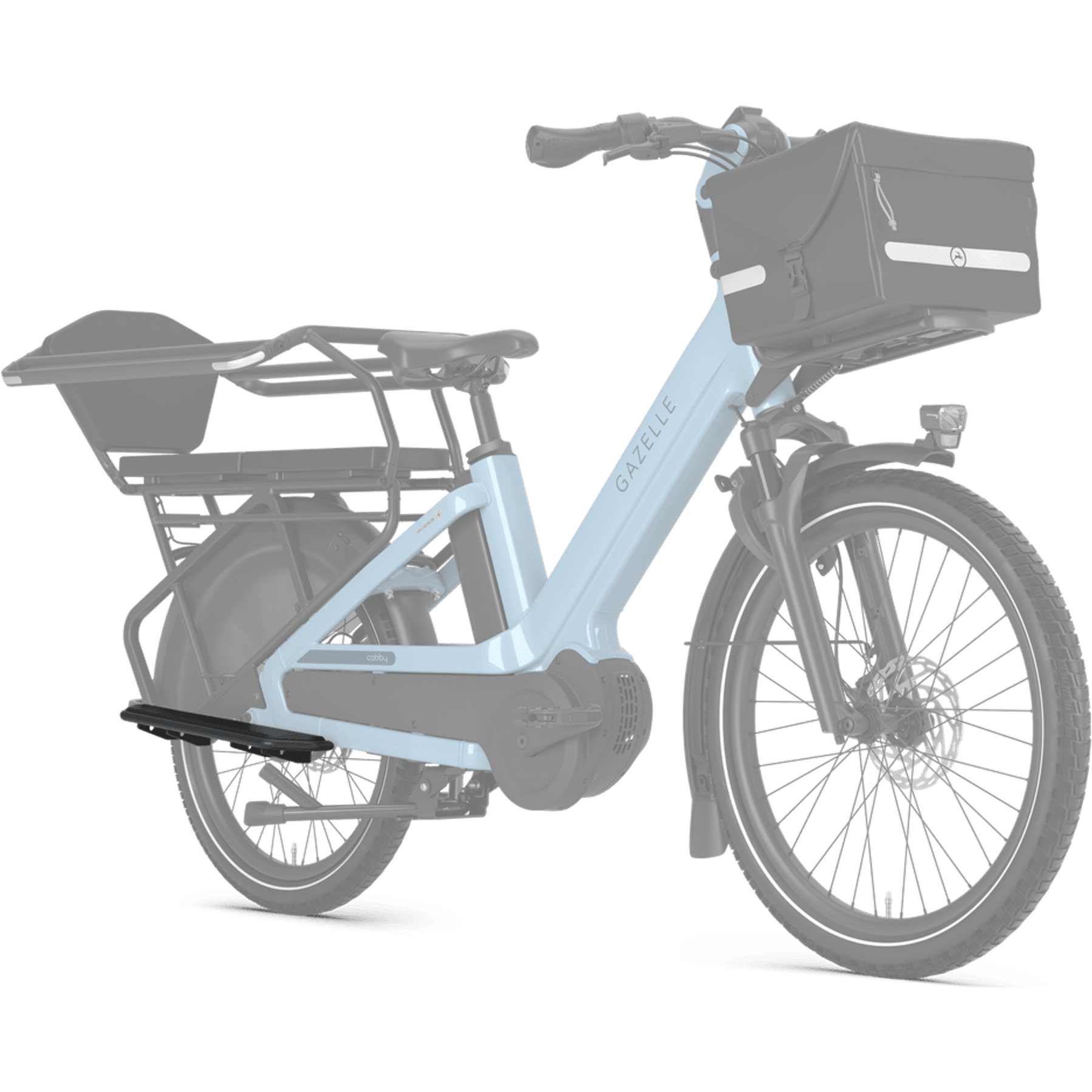 Gazelle Cabby C380 Voetenplankjes