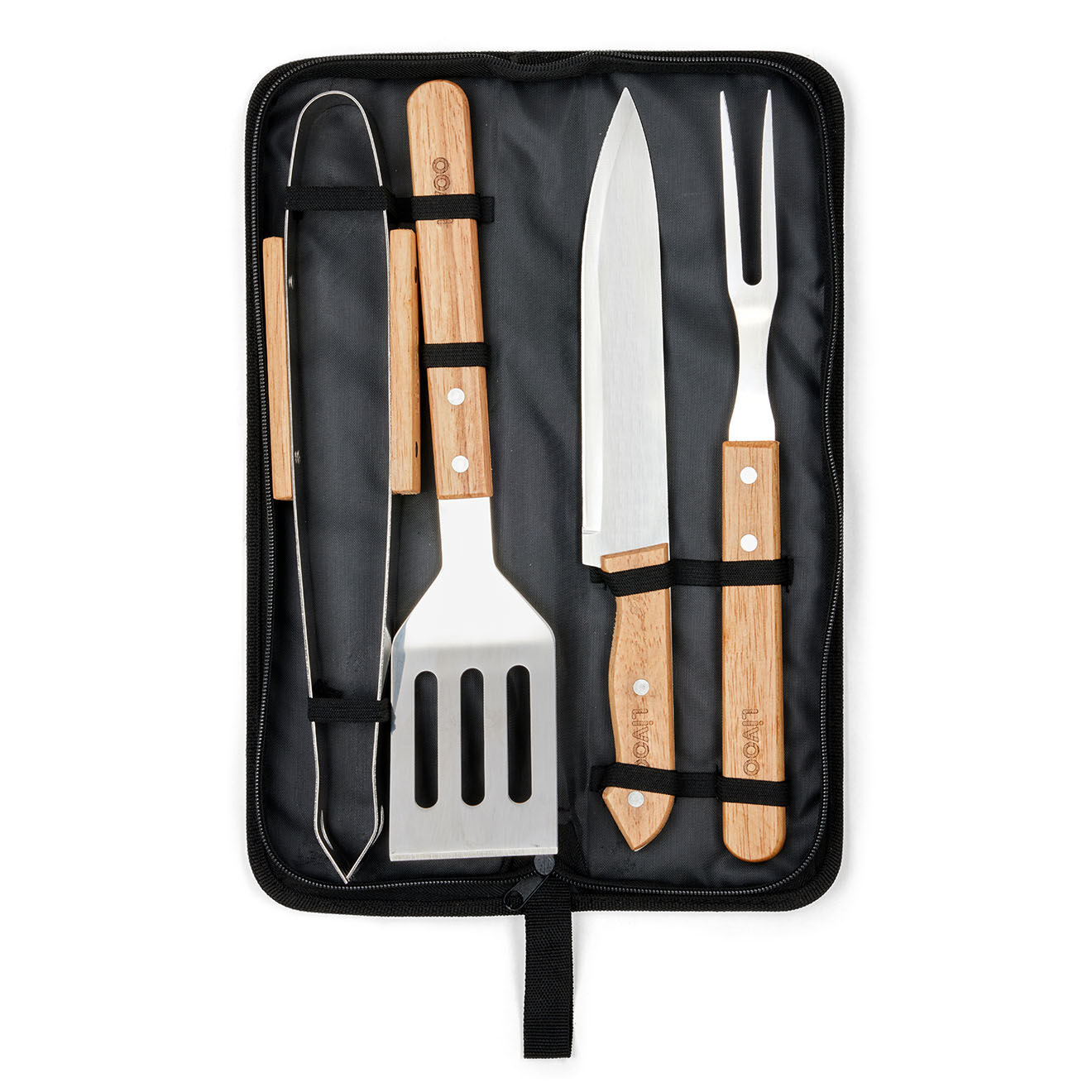 Livoo Set de 4 accessoires pour barbecue bois