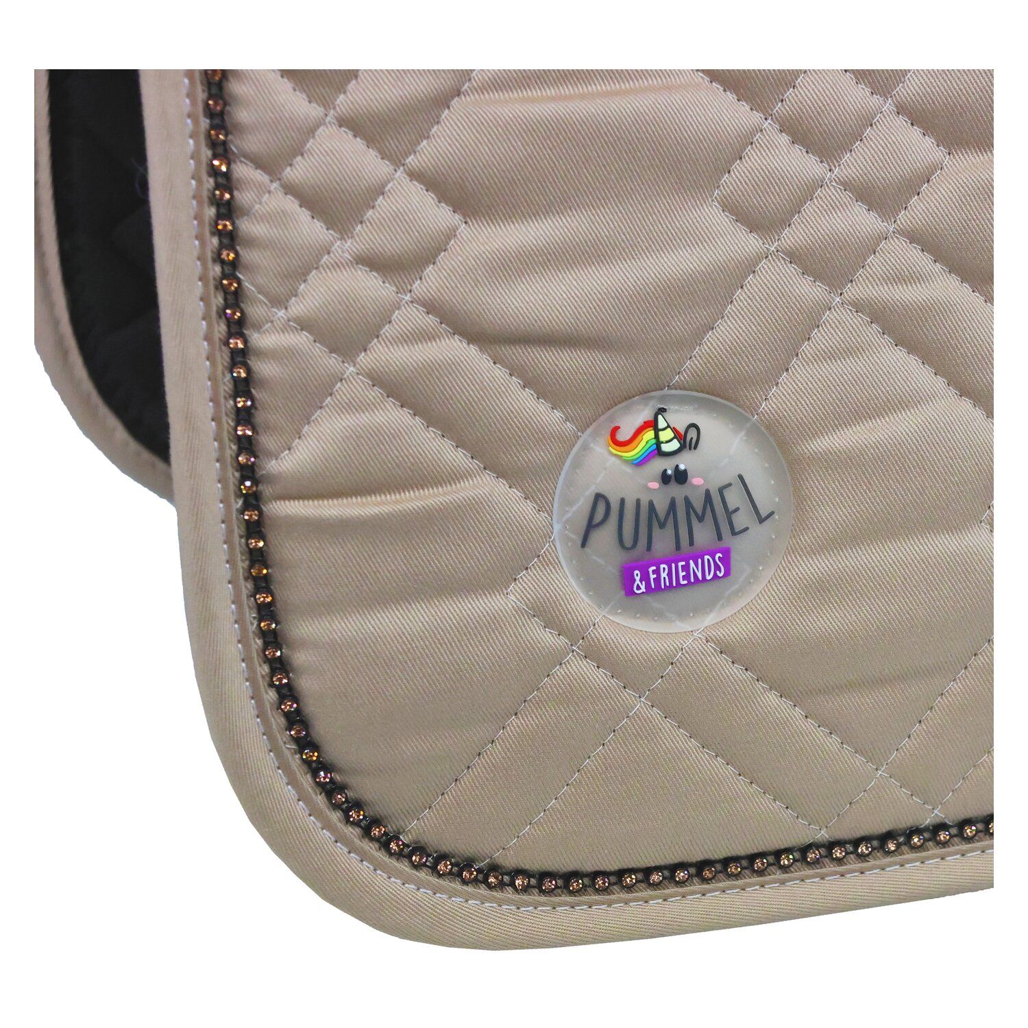 EQUEST Schabracke Cotton Cross Pummel Live Love Ride  - sand