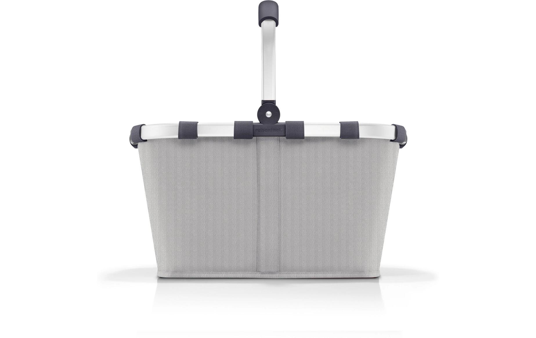 Einkaufskorb Carrybag Herringbone GreyStillvoller Korb für den täglichen Einkauf