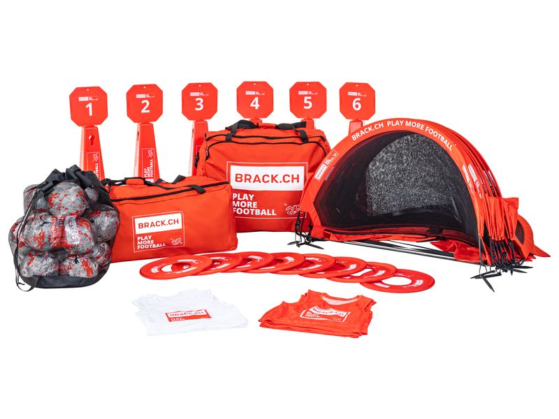 BRACK.CH Play More Football Set klein Set mit Play More Football Material