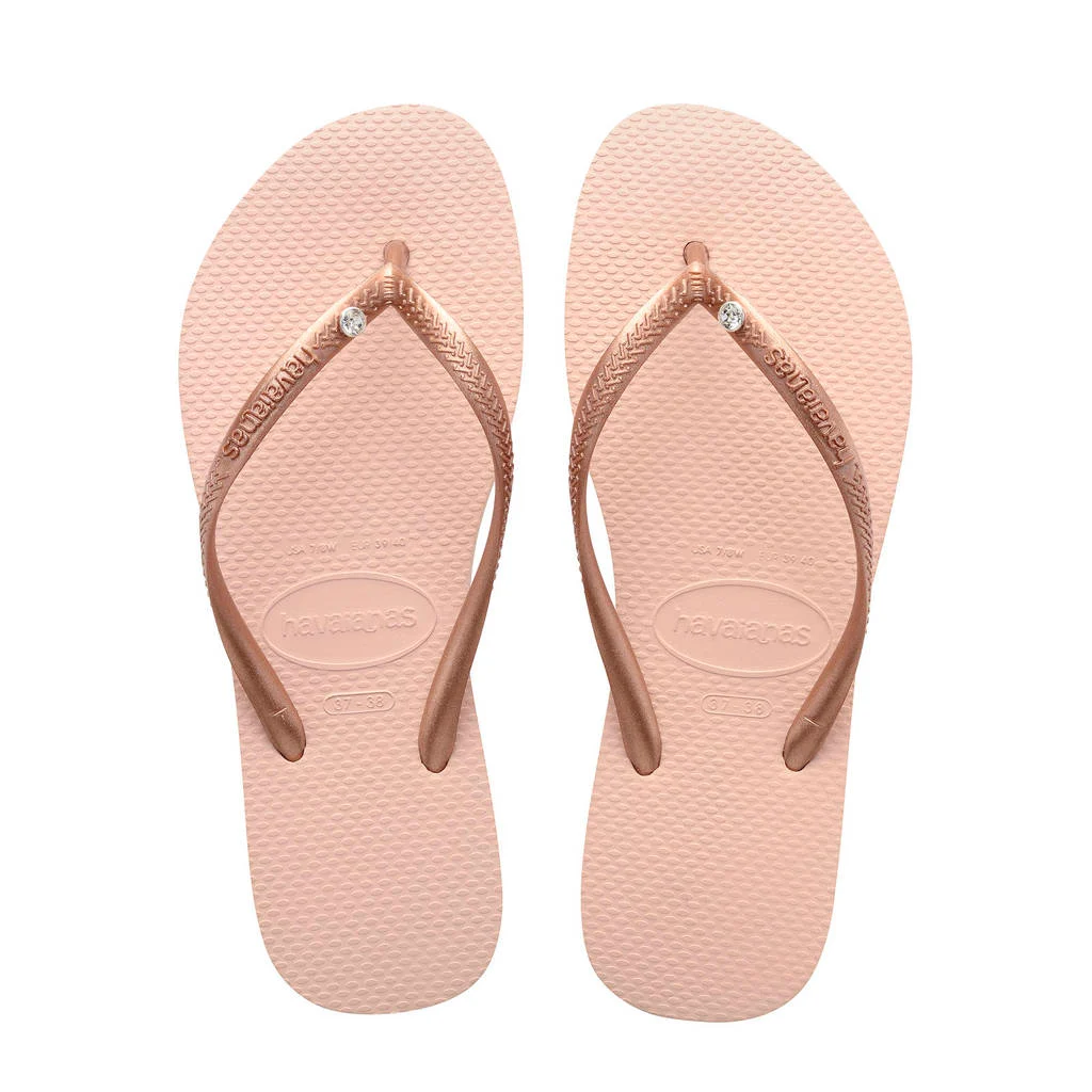Havaianas Slim crystalteenslippers rosé
