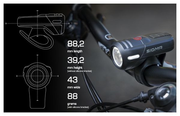Eclairage Avant Sigma Aura 45 USB