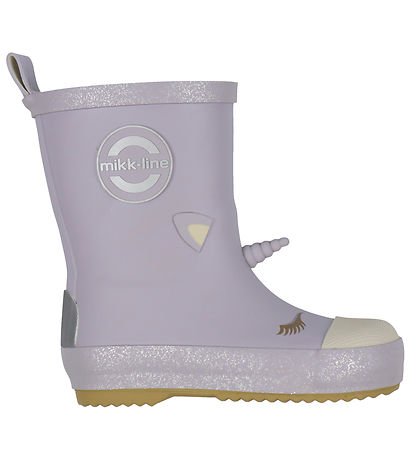 Mikk-Line Gummistiefel - 3D Unicorn - Lavender Aura