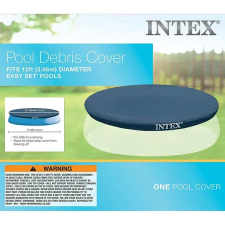 Intex Abdeckplane blau Ø 366 cm