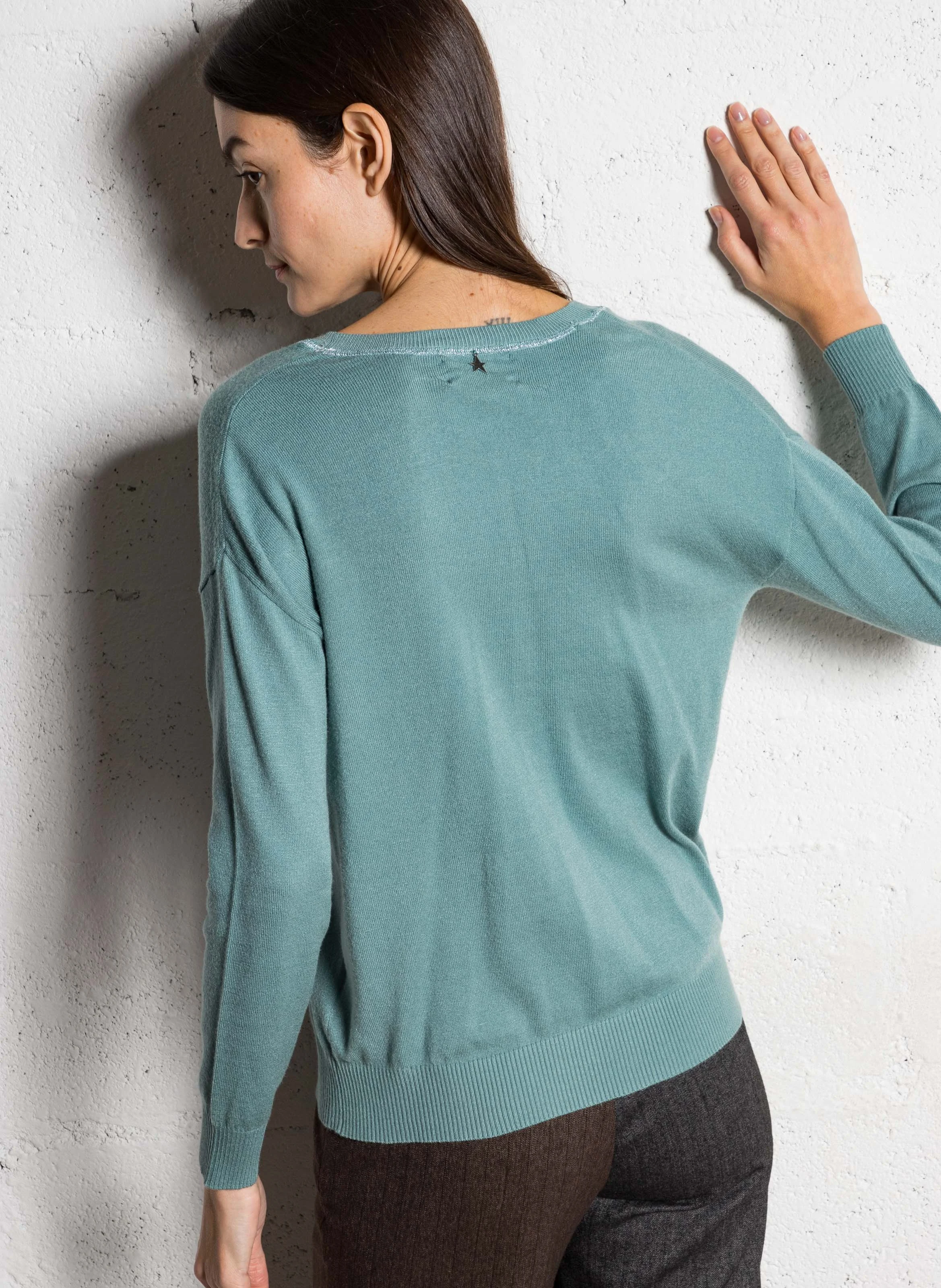 MARSENANO - Pull ample col v | Vert