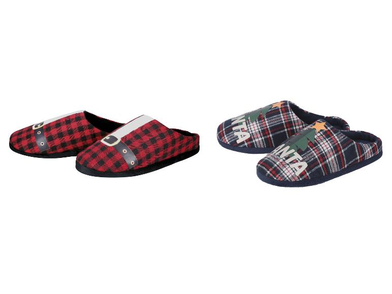 Heren kerstpantoffels