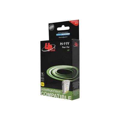 Cartouche compatible HP 11 - jaune - Uprint