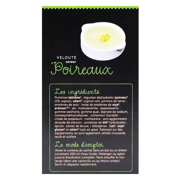 Sopa Velouté de Alho-poró Protifast Alta Proteína 7 saquetas