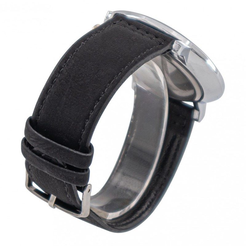 Montre Homme M. JOHN bracelet Cuir Noir