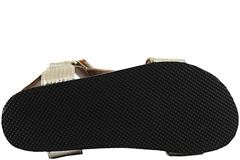 COPENHAGEN SHOES CARRIE GOLD LEATHER SANDAL
