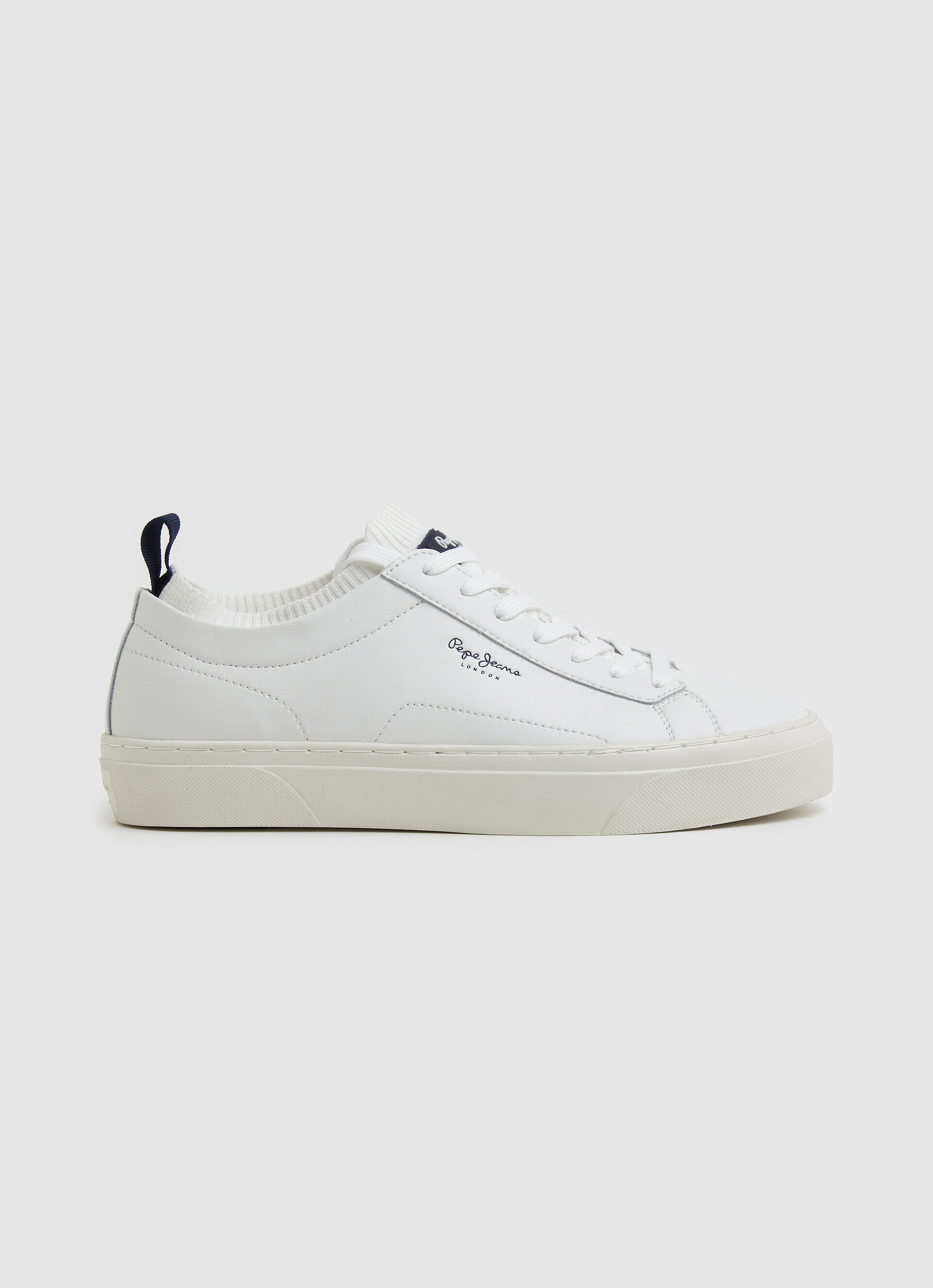 YOGI LEATHER SOCK SHIPPER - branco