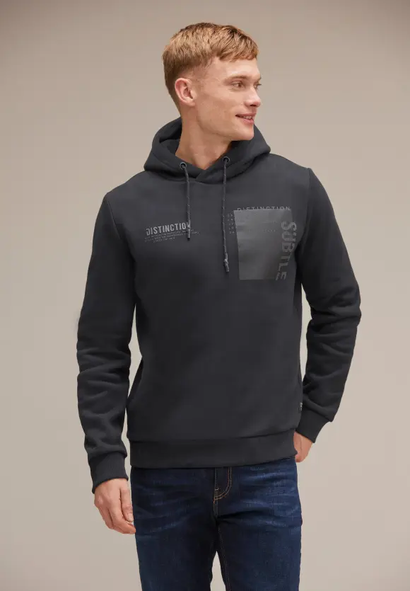 Kapuzen Sweatshirt - Black