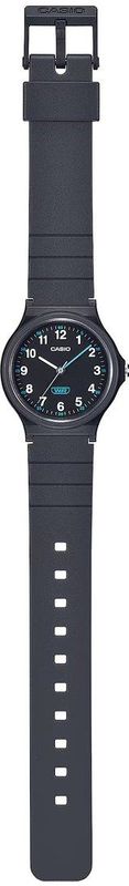 Casio - LQ-24B-1BEF - Analoog Horloge - Zwart - Kunststof Band