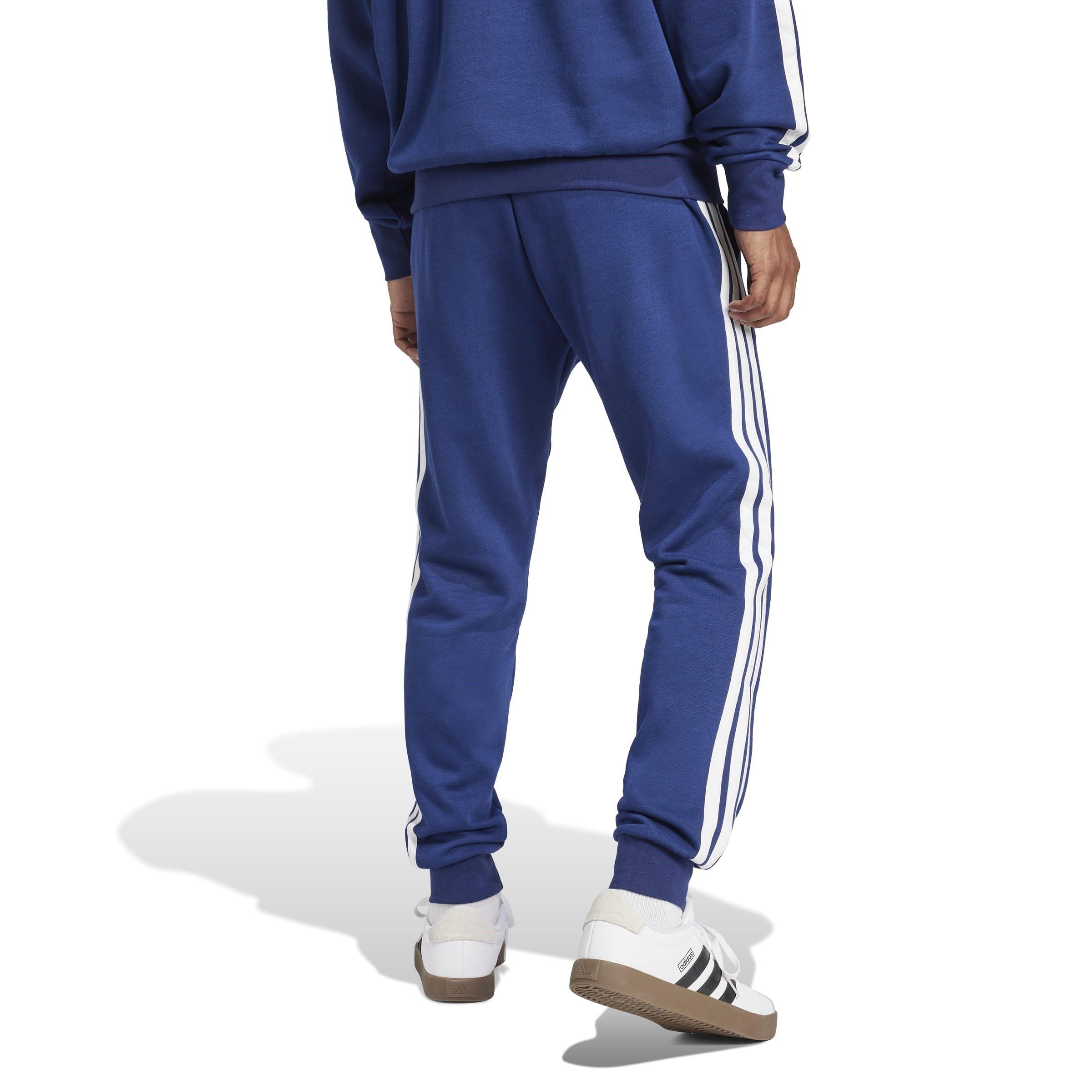 adidas Essentials Fleece Tapered Cuff 3-Stripes Joggers