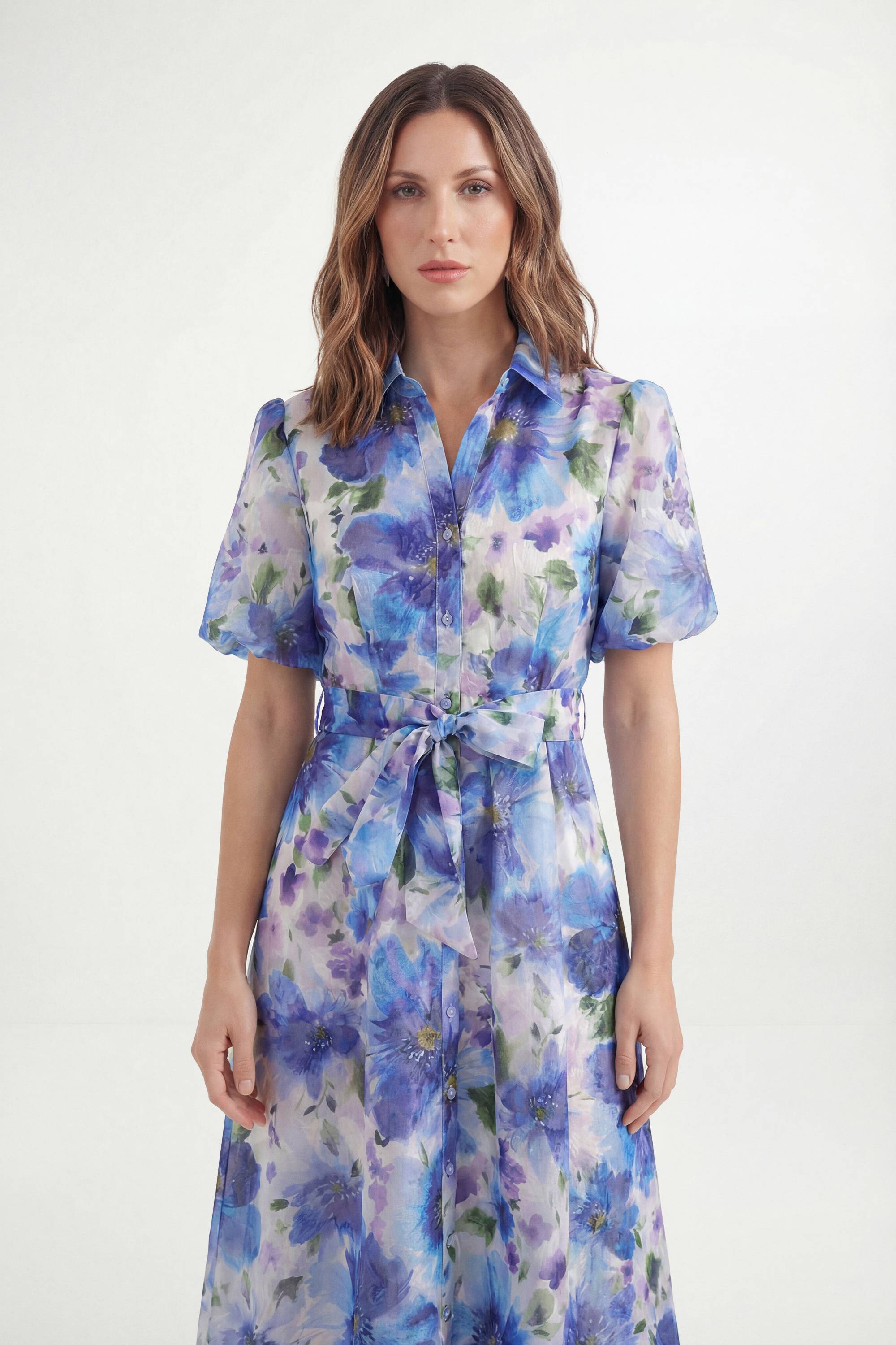 Wallis Robe Chemise Petite À Imprimé Floral Dévoré
