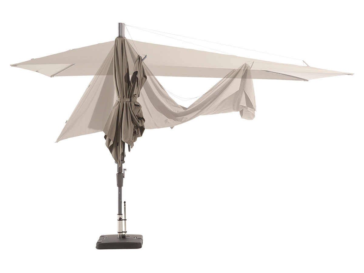 Madison Asymetriq Sideway 360 x 220 cm parasol - Safier blue