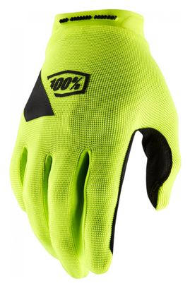Gants Longs 100% Ridecamp Jaune
