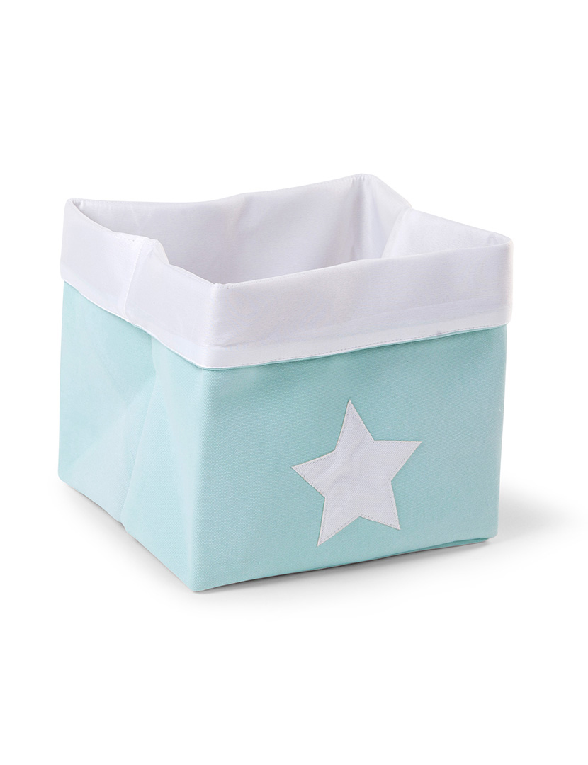 Mint/White Basket