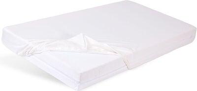 BabyMatex Bamboo Dra-på-laken 60x120, Hvit