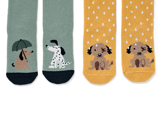 2 Paar Kinder-Antirutsch-Socken
