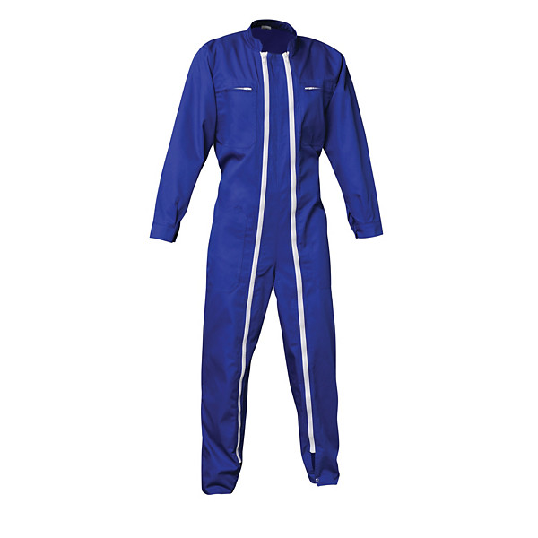 Combinaison de travail bleu Bugatti double fermeture polycoton taille L
