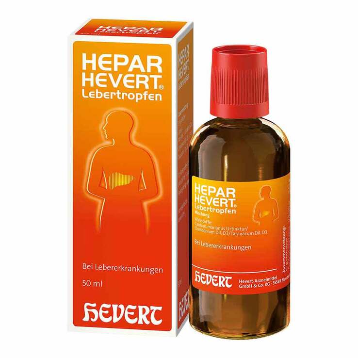 Hepar Hevert Lebertropfen, 50 ml