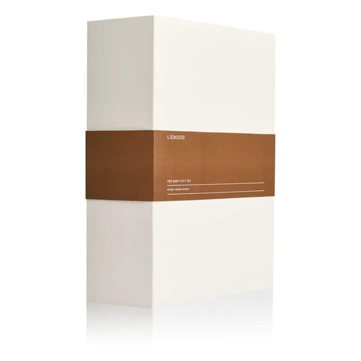 Liewood Doudous en coton bio Ted - Set de 2 | Caramel