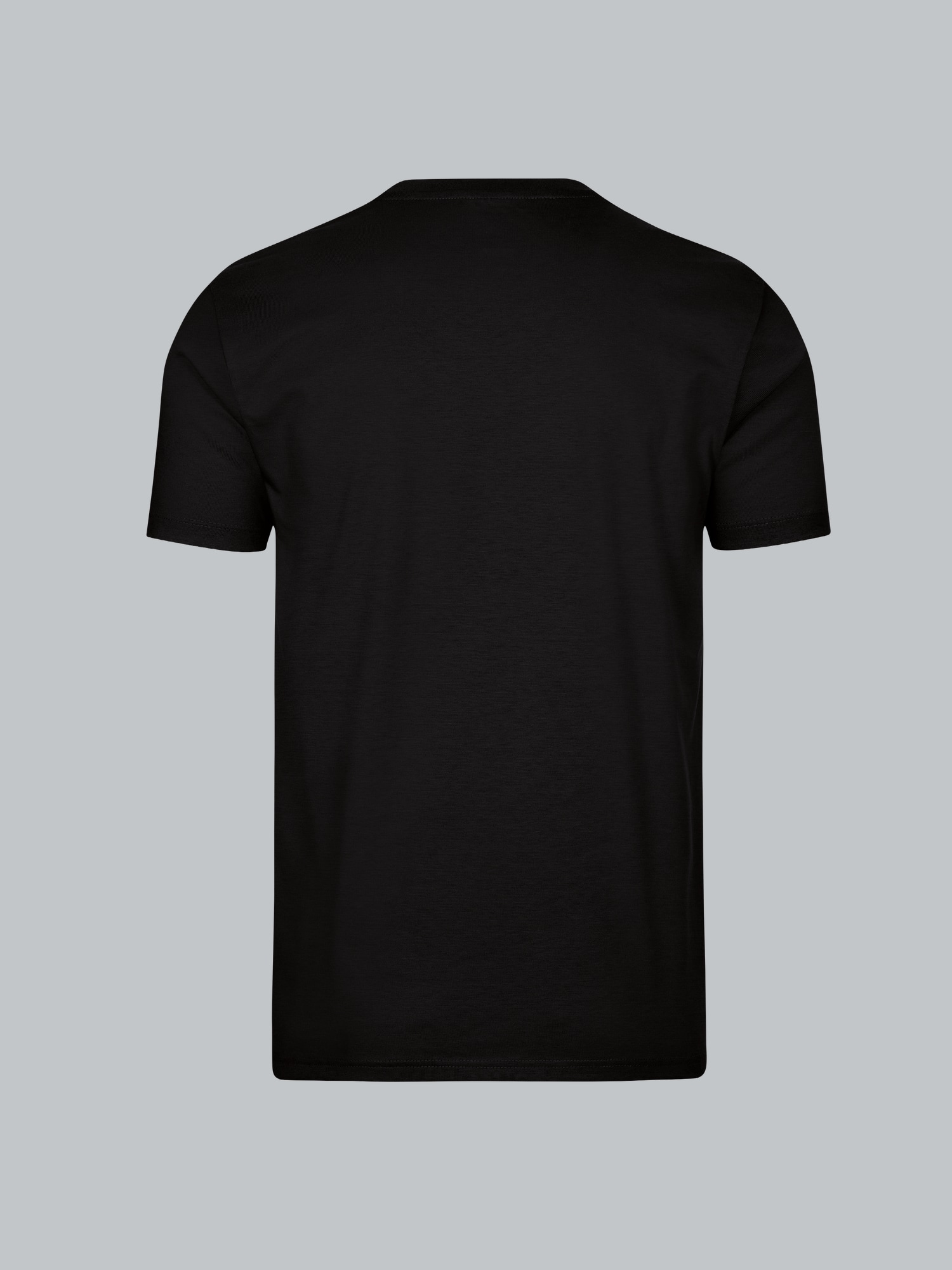 T-Shirt DELUXE Baumwolle Schwarz