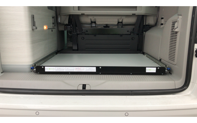 BusBoxx heckBOXX flex T5 / T6 / T6.1 California Coast / Ocean / Beach Camper Heckauszug Modul geteilt