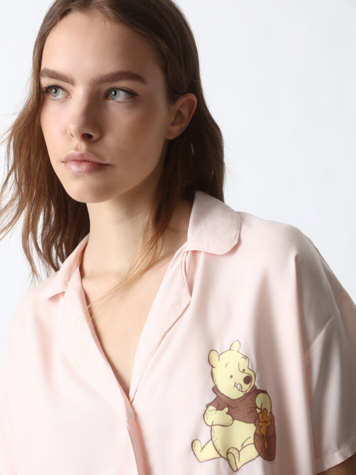Conjunto de pijama Winnie the Pooh ©DS - Rosa Nude