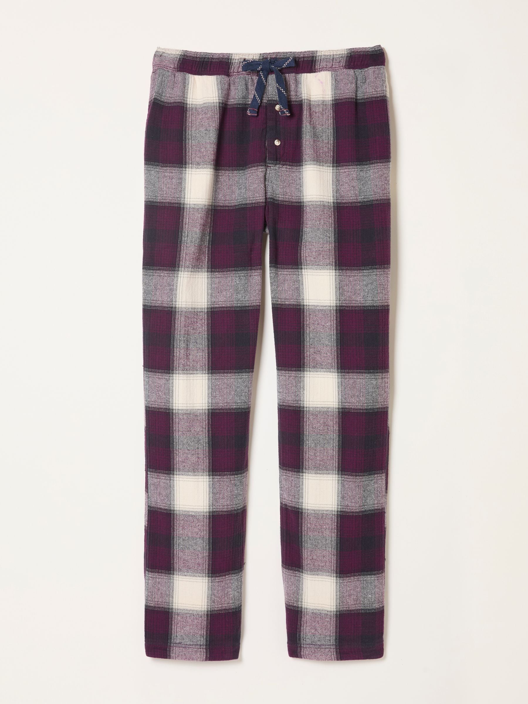 FatFace Check Pyjama Bottoms