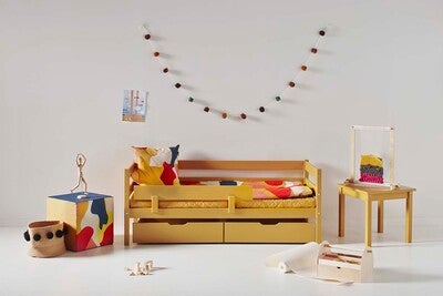 Hoppekids Enkeltseng ECO Comfort 70x160, Yellow