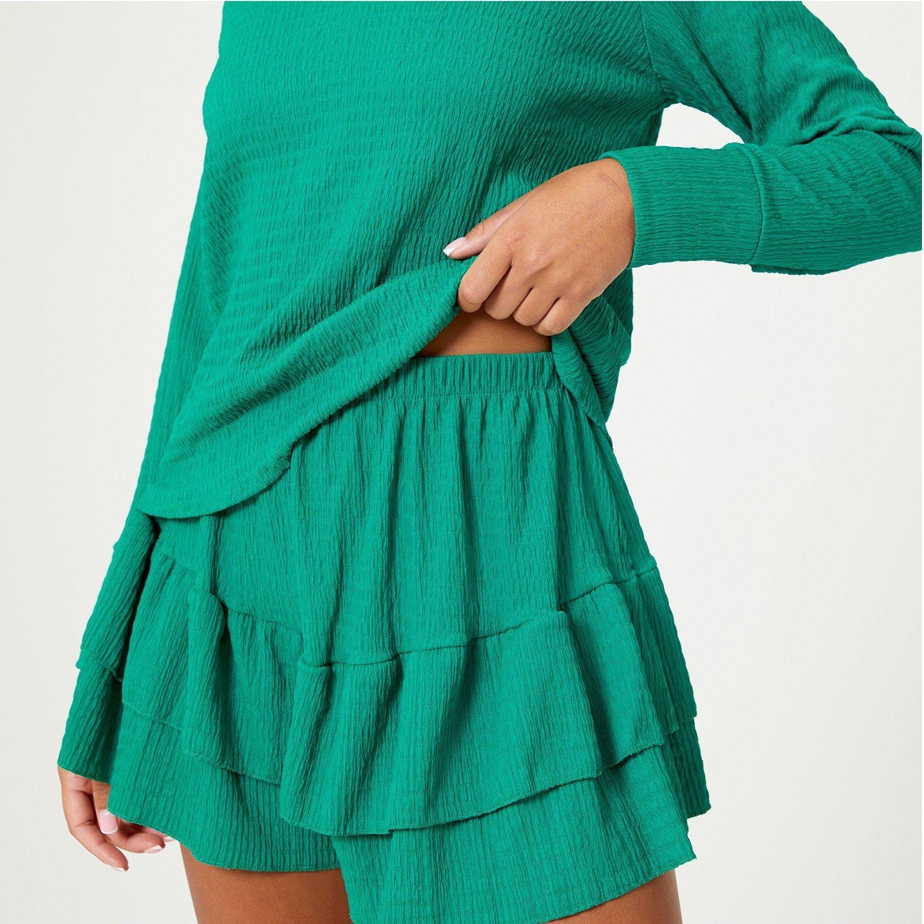 Be You BY Collar Top and Shorts Set Womens