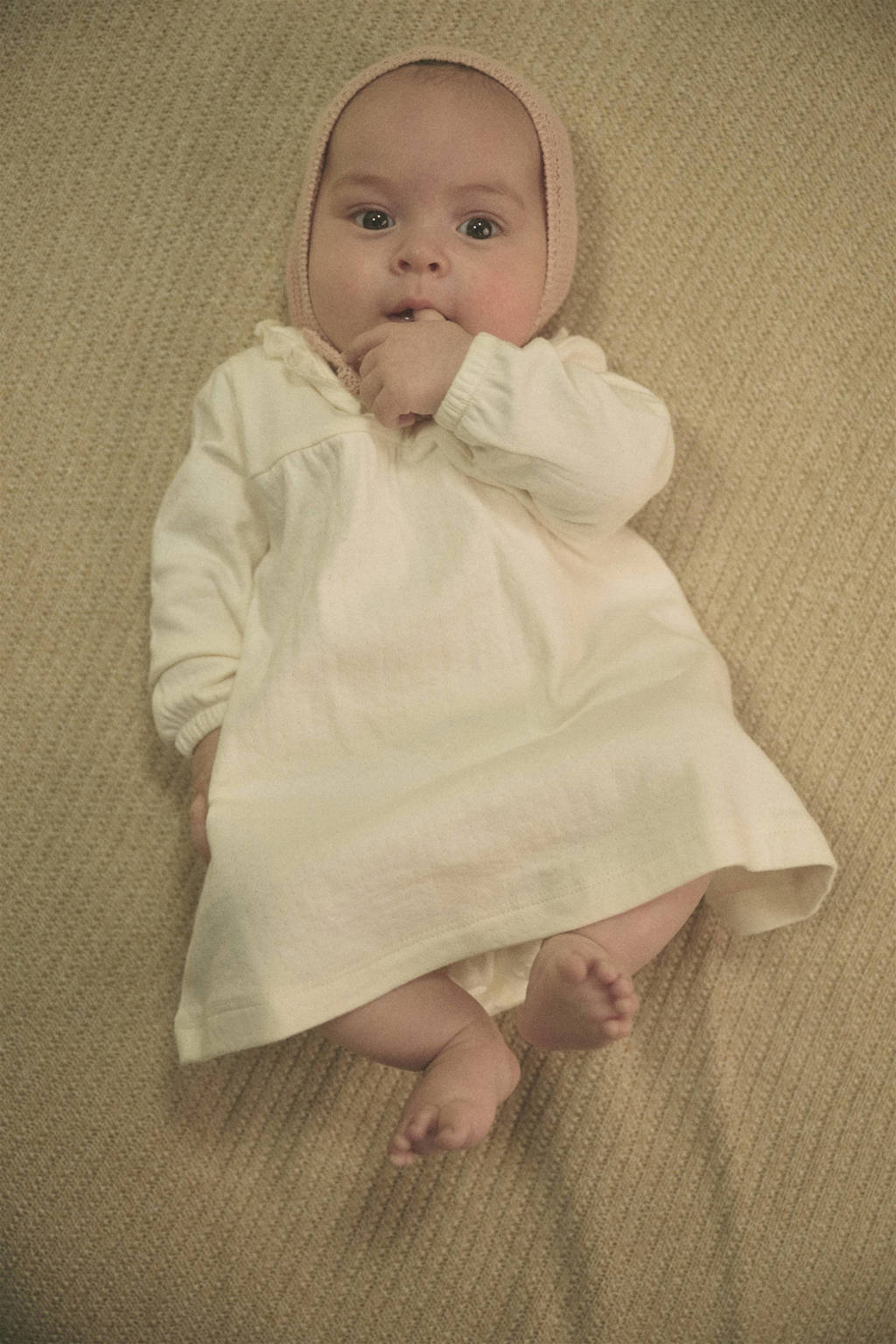 Petite Maison baby jurk Max wit