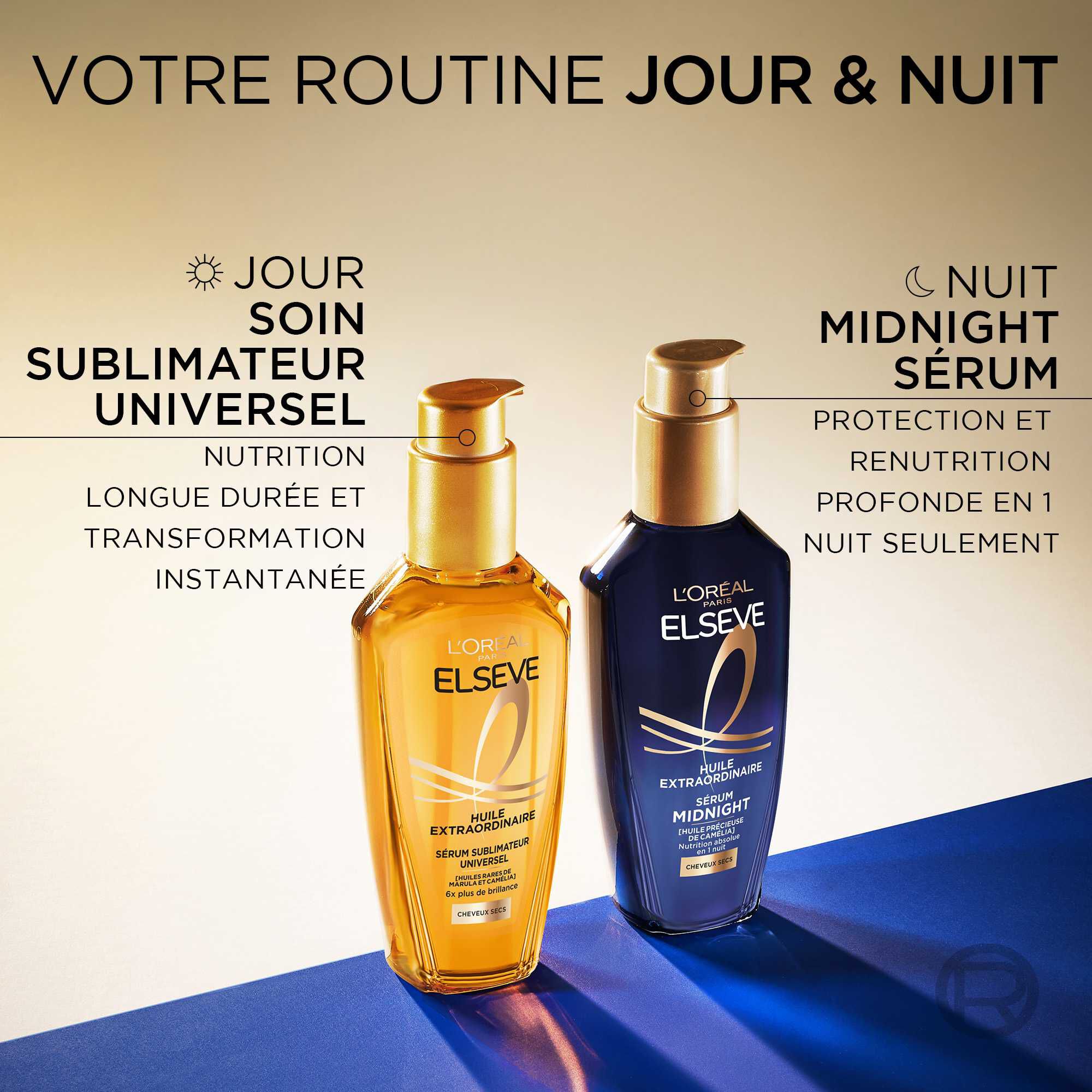 Elseve Huile Extraordinaire Universelle · Cheveux doux et éclatants