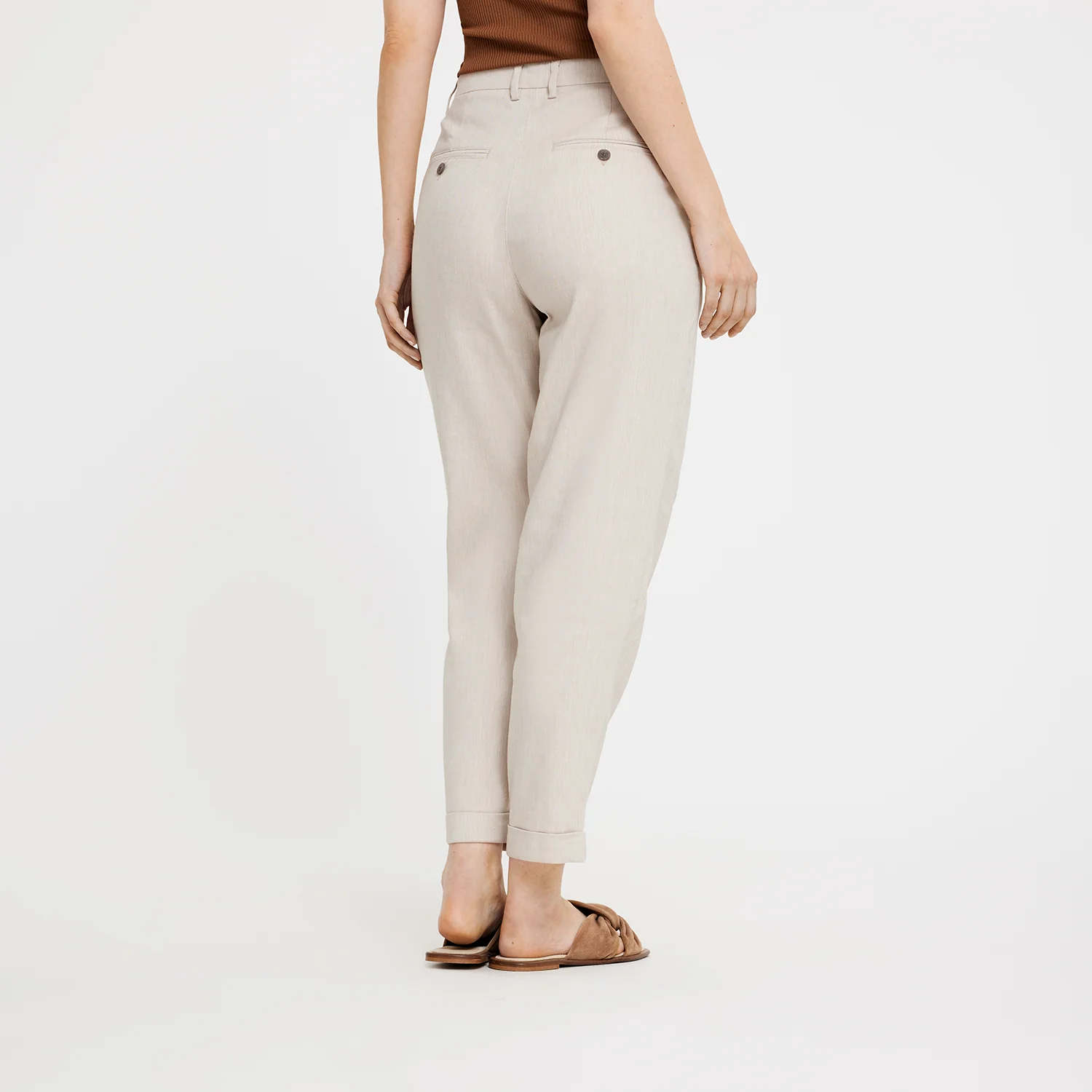 Five Units  Emma habitbukser - Sand Linen