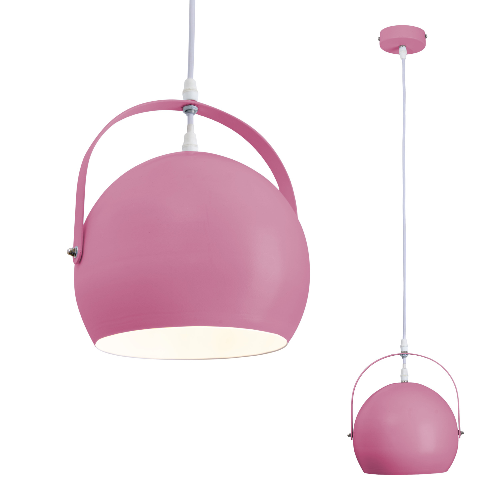Pendelleuchte - pink - 25 cm