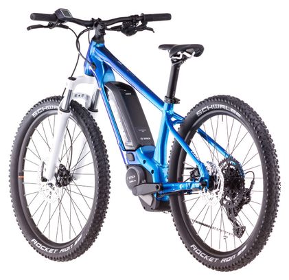 VTT Électrique Semi-Rigide Enfant Cube Acid 240 Hybrid Rookie Pro 400 Shimano Cues 9V 400 Wh 24'' Bleu Actionteam 2025 7 - 10 ans